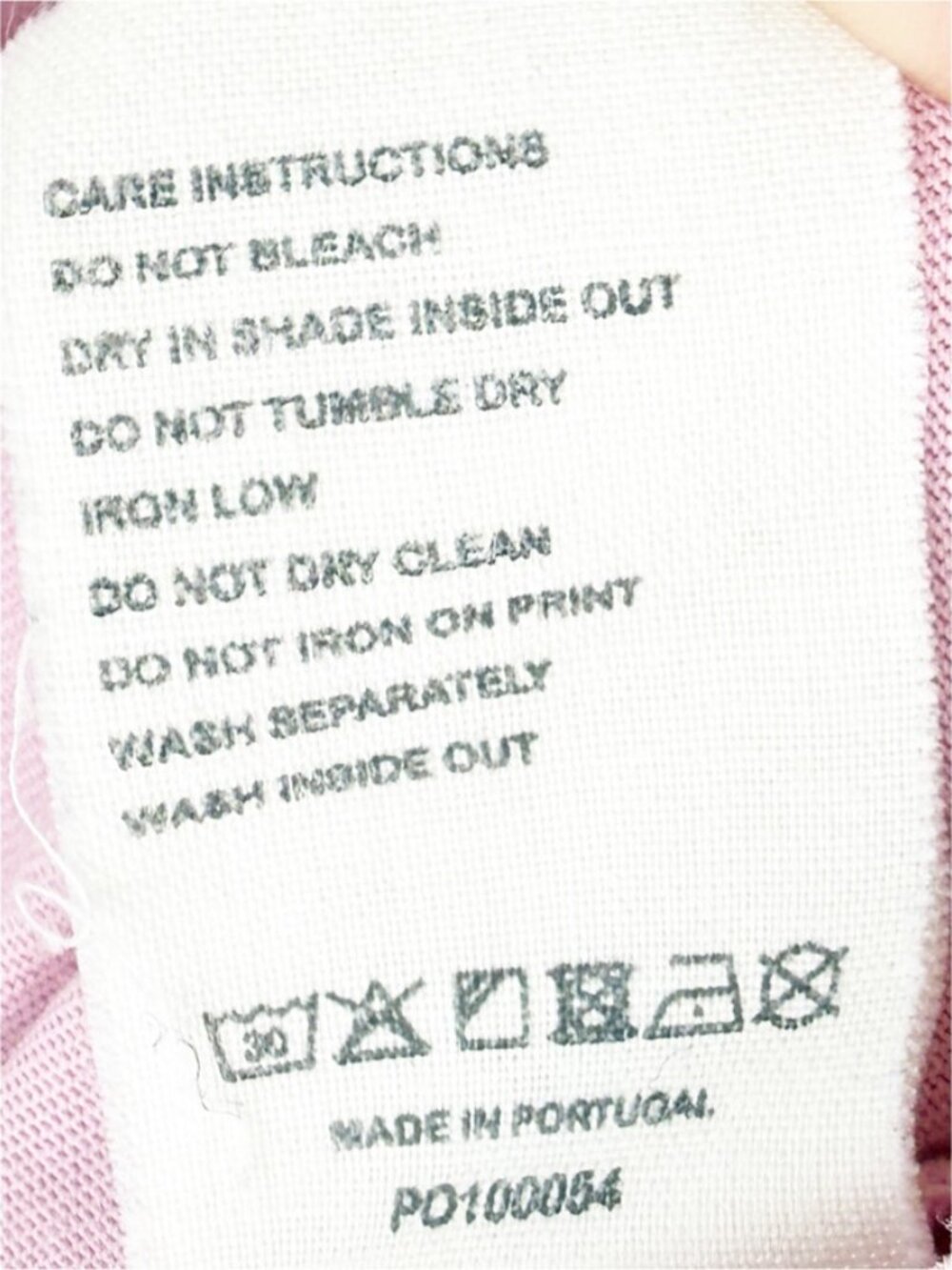 Pangaia Crew Neck Short Sleeve Crop Top Pink S - Picture 7 of 8